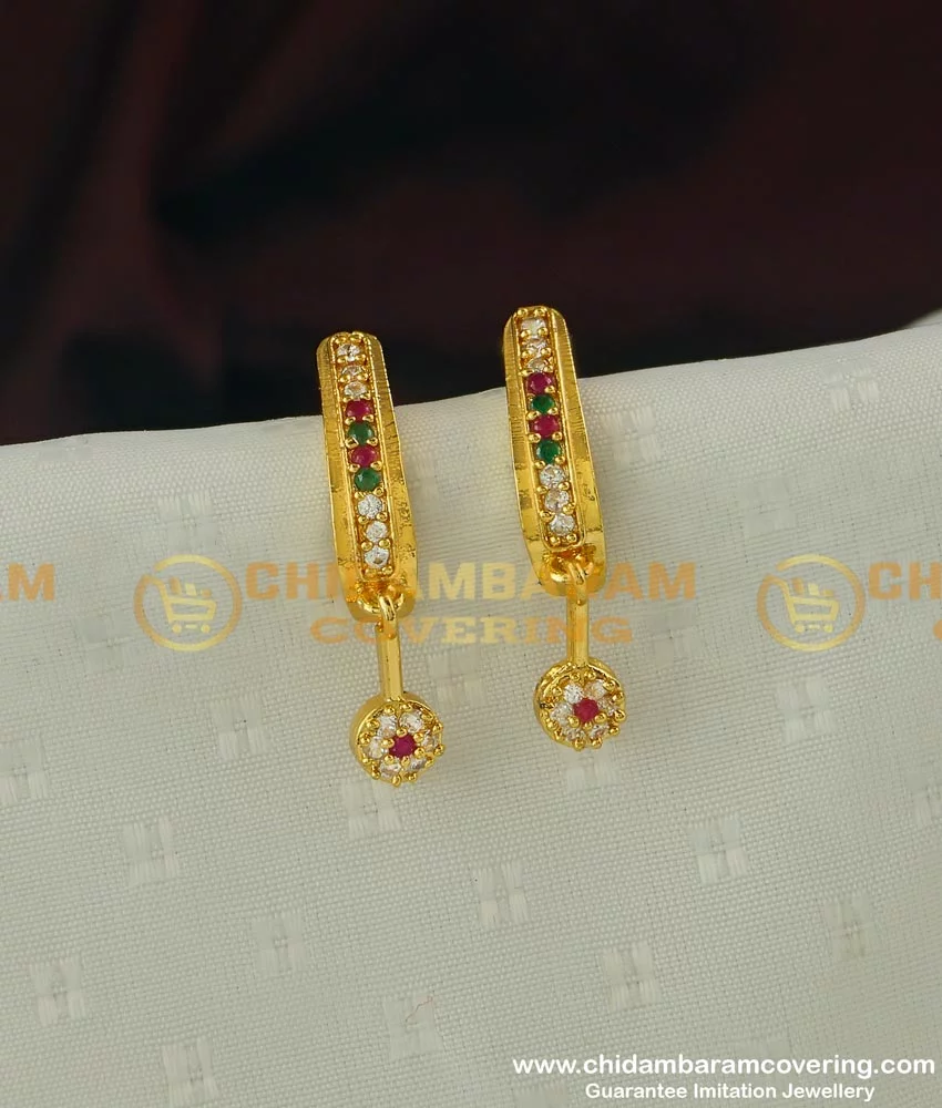 Simple Light Weight #Gold #Earring Design | Light Weight Minimalist Gold  #Hoop Earrings Des… | Minimalist earrings gold, Infinity stud earrings,  Pearl post earrings