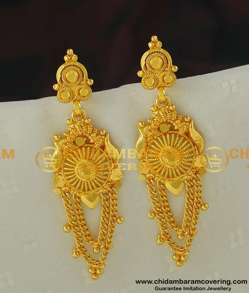 Gold earrings designs in 12 grams l gold earring designs new jumka model  designs Trendy Fashion -… | Gold earrings designs, Designer earrings, Gold  necklace designs
