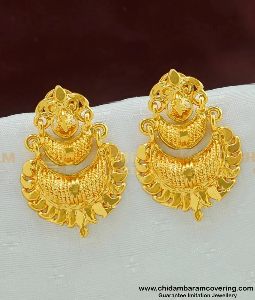 Buy Gold Plated Earrings Womens Dangler Designs ER3814