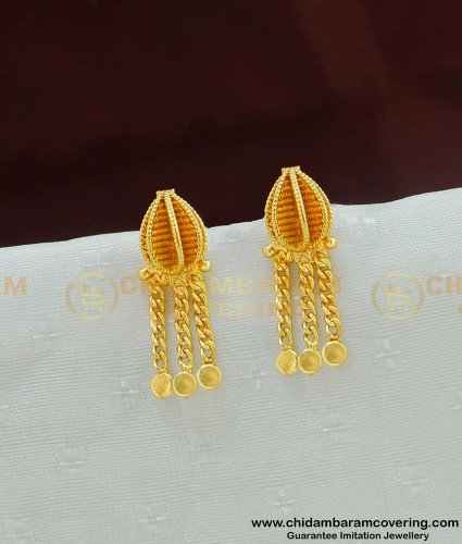 ERG494 - Trendy Fashion Tiny Stud Earrings Gold Plated Jewellery