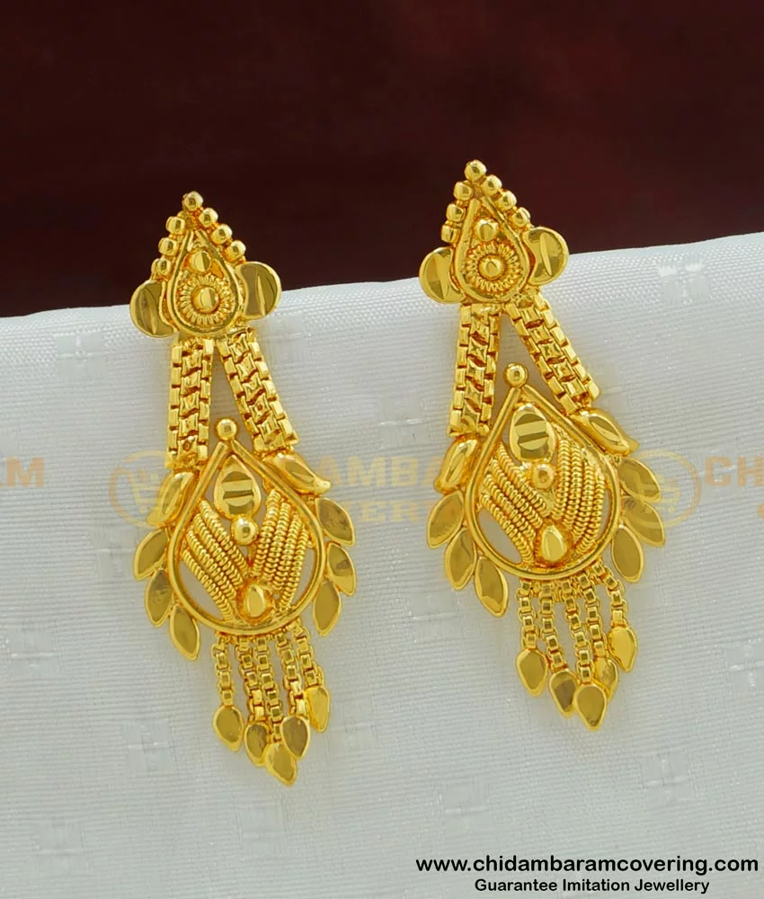 Pin by Arunachalam on gold | Indian gold jewellery design, Gold earrings  models, Latest earrings design