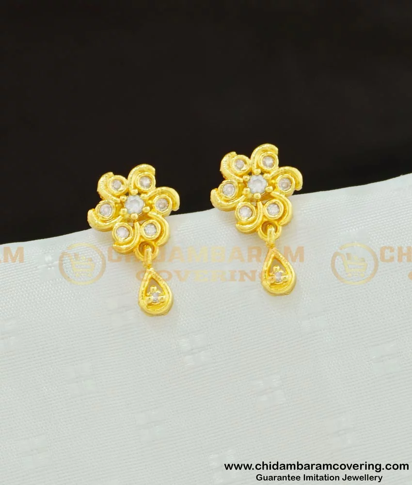 Cute little Trendy flower earrings for girls-tiepthilienket.edu.vn