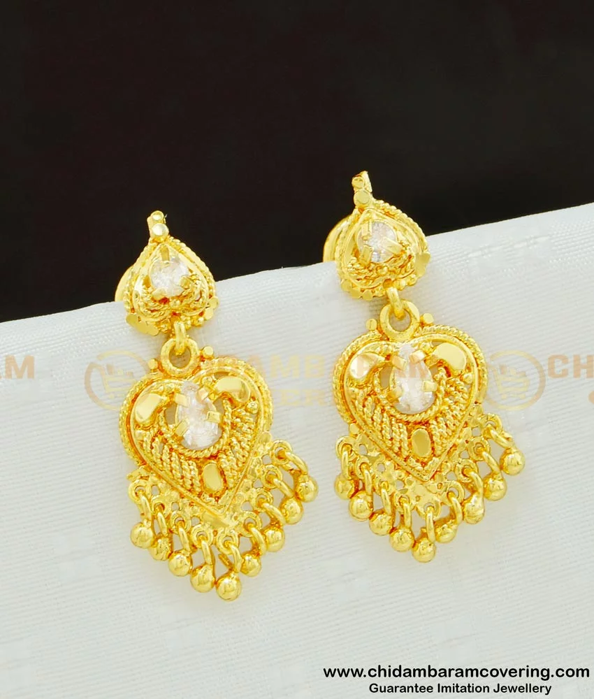Buy Lux Green Color Silk Thread Jhumka Earring New Model at Amazon.in