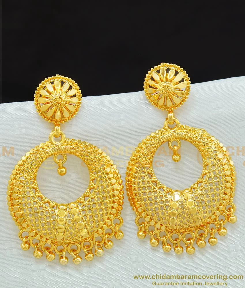 Latest Gold Earring Designs From Kalyan Jewellers - South India Jewels
