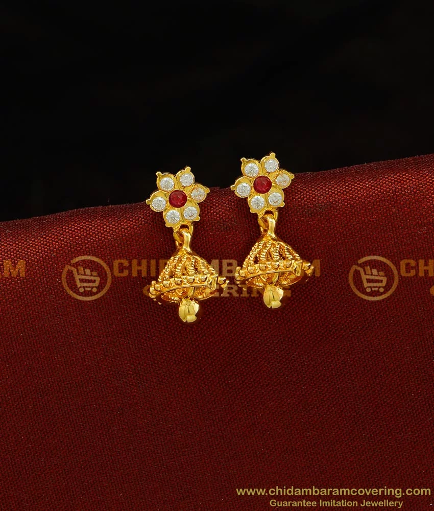 Buy Pearl Stud in India | Chungath Jewellery Online- Rs. 3,590.00