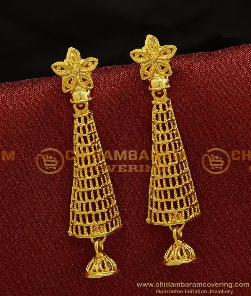 New Fashion Long Earings for Women Gold Color Drop Dangle Earrings Party  Female Jewelry Wedding Gift