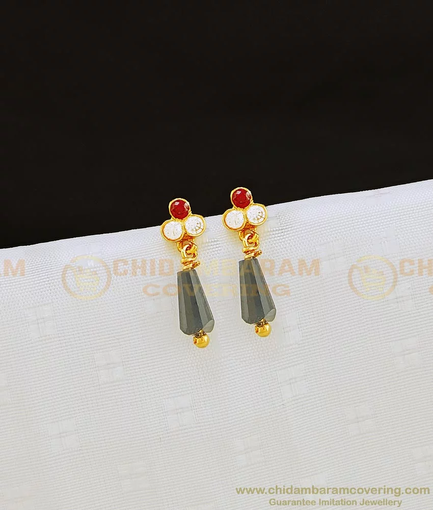 Diamond studs,simple jewelry,simple earrings kids jewelry ,gold ball d –  Nihira