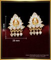 impon kammal online shopping, lakshmi stud earrings gold, stud lakshmi devi gold earrings, impon kammal price, impon stud earrings,artificial earrings design