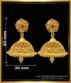 Traditional Gold Design Big Jhumka Earrings Online Shopping