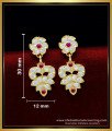 Traditional Gold Design Stone Impon Kammal Earrings