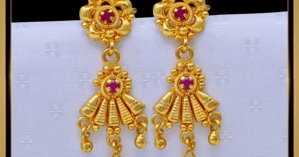 Dont Keep It Away Wear These Gold Earrings Everyday Without Worries   Krishna Pearls