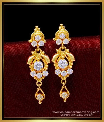 Buy 1 Gram Gold Daily Wear Casting Type Gold Earrings Design for Kids Girl-tiepthilienket.edu.vn