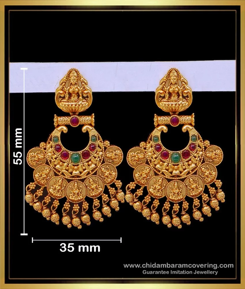 Samriddhi Creations Women Silver Chand bali Earrings, Ruby Earrings, White  Moissanite Earrings, 22.800 Grams at Rs 250/gram in Jaipur
