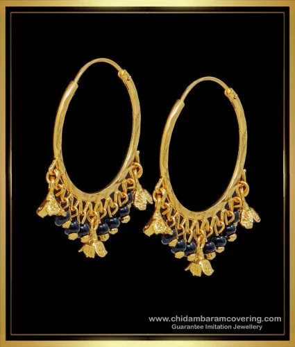 10kt Yellow Gold Womens Round Diamond Cuban Link Hoop Earrings 1/4 Ctt –  Gold N Diamonds