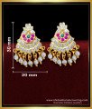 Traditional Panchaloha Multi Stone Stud Earrings for Women