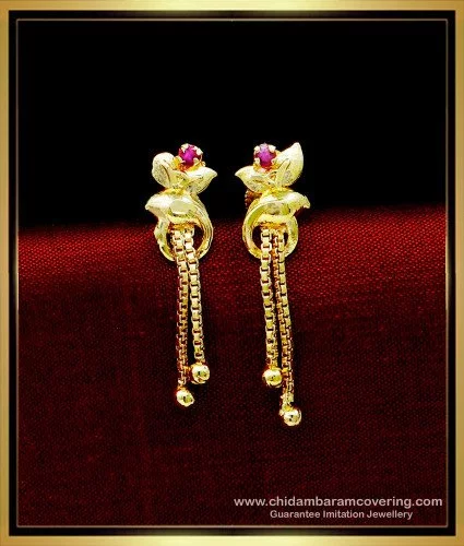 14kt Gold Small Cross Earrings old for toddlers and children