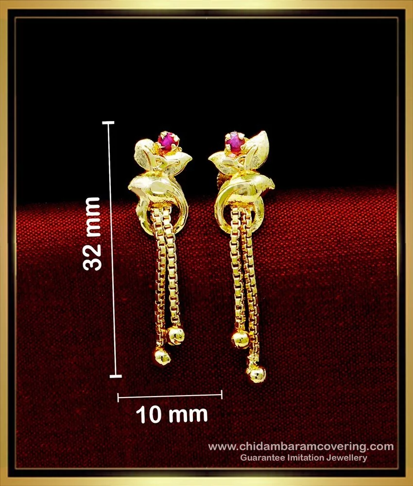 Buy Gold Wedding Earrings Online in India I Gold Wedding Earrings Designs @  Best Price | Candere by Kalyan Jewellers