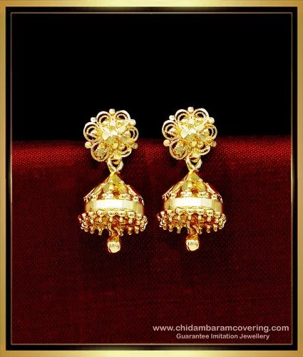 Buy Latest Real Gold Design Dangler Gold Plated Earring Collection for Women