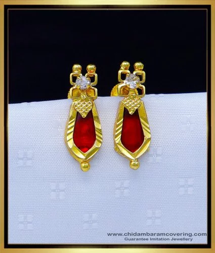 New Daily Wear Gold Earrings Designs - Ethnic Fashion Inspirations!-calidas.vn