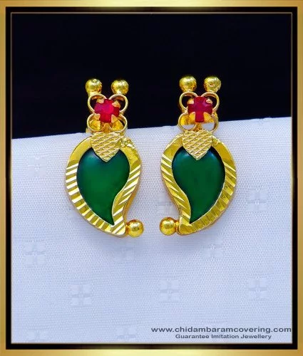 Update 178+ gold stud earrings kerala