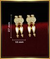 gold plated earrings,1 gram gold plated earrings,  Gold plated earrings online india, mottu kammal gold, mullamottu earrings, 