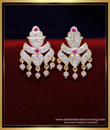 ERG1919 - Latest Impon Earrings Daily Use Collections for Women