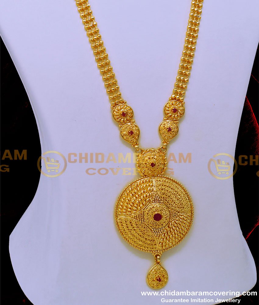 Wedding Collections Gold Plated Long Haram Designs