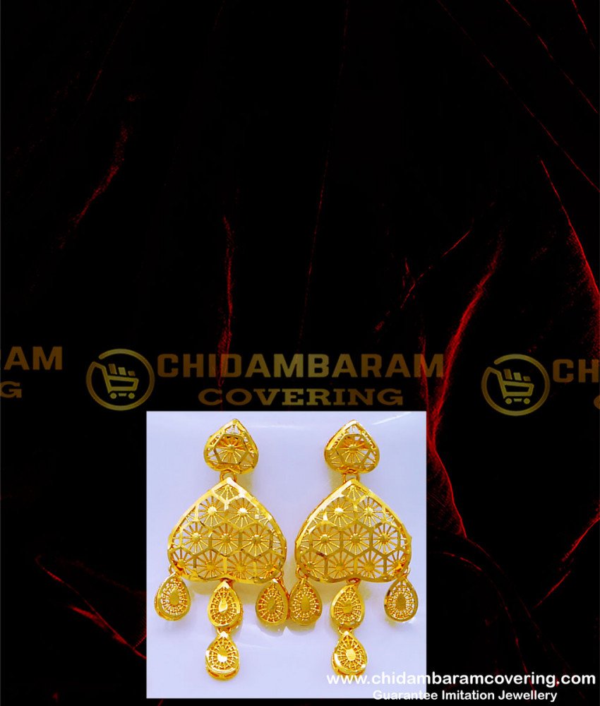 Real Gold Design Dubai Mini Haram with Earrings Online