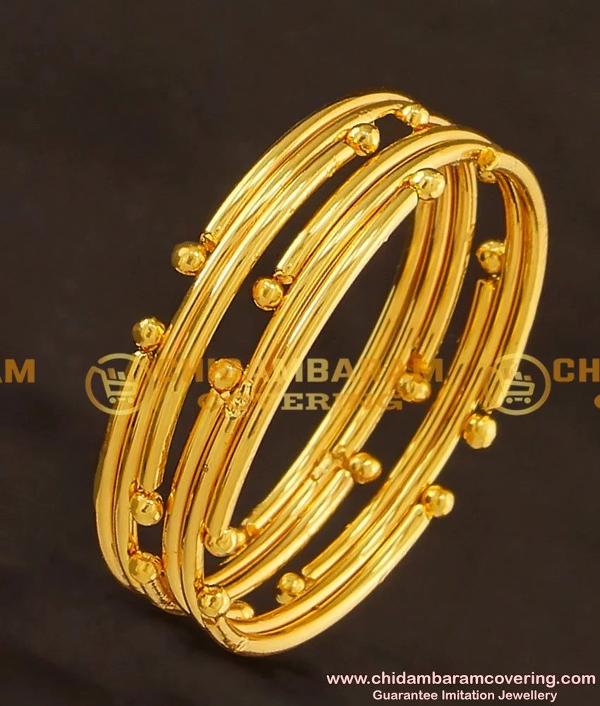Baby Gold Plated Bangles- Bracelets Buy online from India - 4 pieces