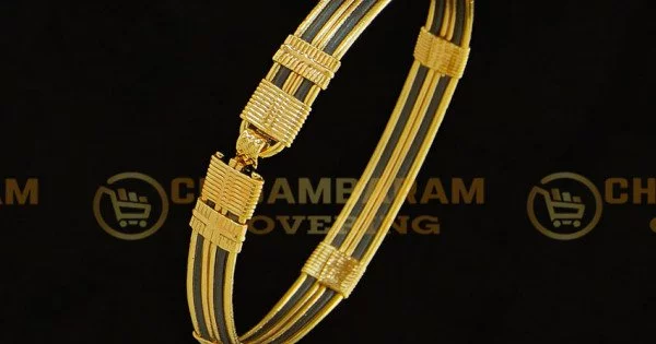 kbl037 2.2 size gold plated anaval bracelet design elephant hair yanai mudi bangles for babies 1