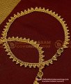 ANK053 - 10.5 Inch Real Gold Design Anklet Golden Beads Gold Plated Covering Payal Online Shopping