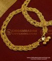 ANK054 - 11 Inch Bridal Wear Grand Look Broad Payal Double Chain Design Gold Anklet Design Indian Jewellery