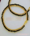 ANK071 - 10.5 Inch Latest Black Crystal Beads Anklet Designs Gold Plated Black Anklet Design Online