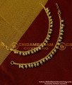 MAT23 - Latest Pearl Champaswaralu Design Hook Type Mattal South Indian Jewellery Online