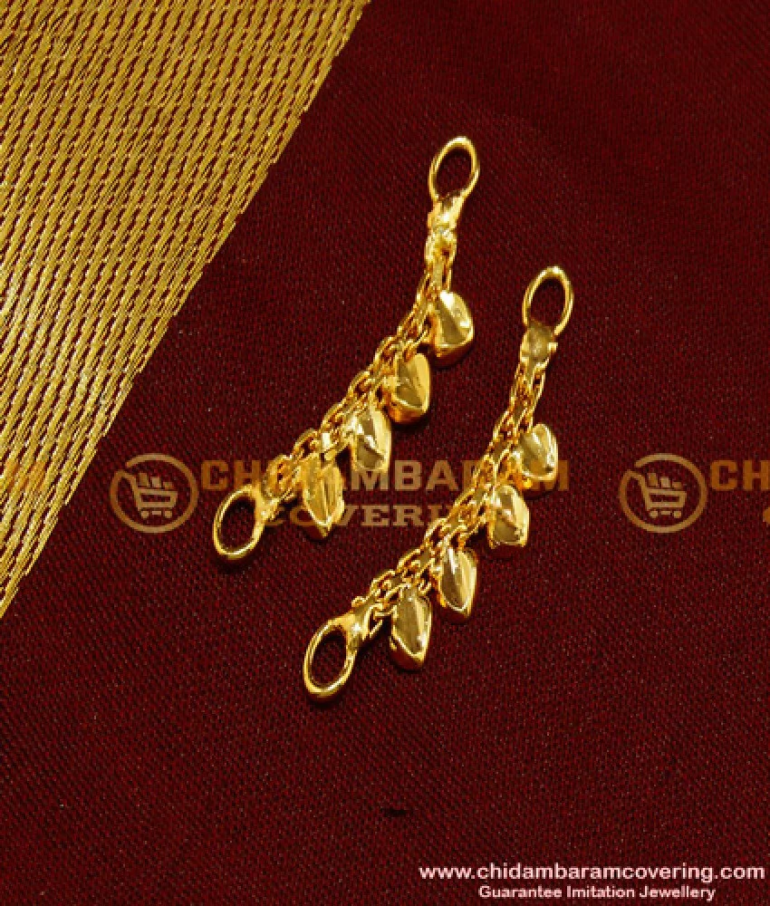 Buy CZ Short Earring with gold plating 66882 | Kanhai Jewels