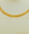 HRMB04 - 9.5 Inches Gold Plated Heart Design Necklace Chain | Impon Attigai Necklace Chain for Pendant 