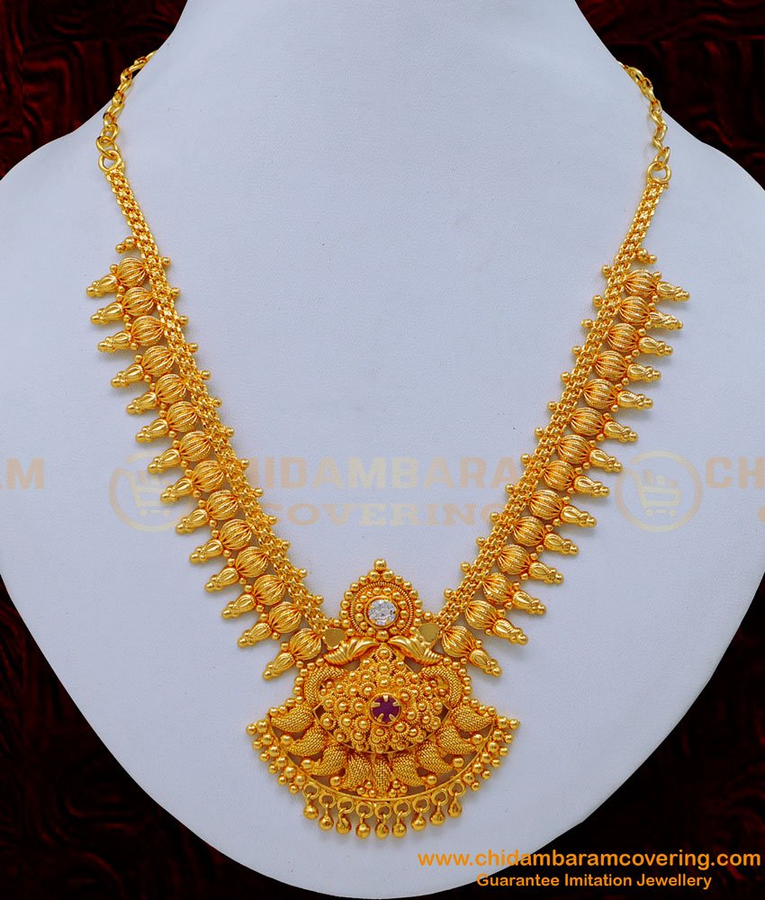 gold plated necklace online, simple gold plated necklace, stone necklace design, gold plated necklace price, necklace designs for wedding, necklace designs latest