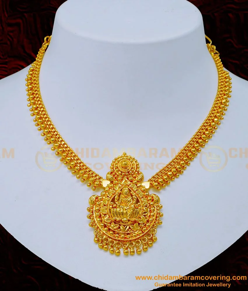 Leaf Pattern Calcutta Gold Necklace in Betul at best price by Mama Ji  Jewellers - Justdial