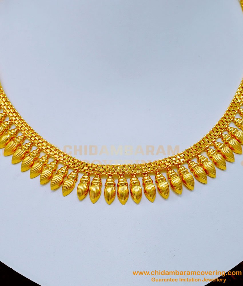 1 Gram Gold Simple Necklace Designs