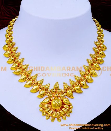 Tarini Light Weight Necklace With Micro Pearls