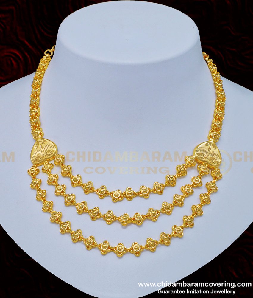 one gram jewellery, 1 gram gold jewellery, one gram gold necklace,