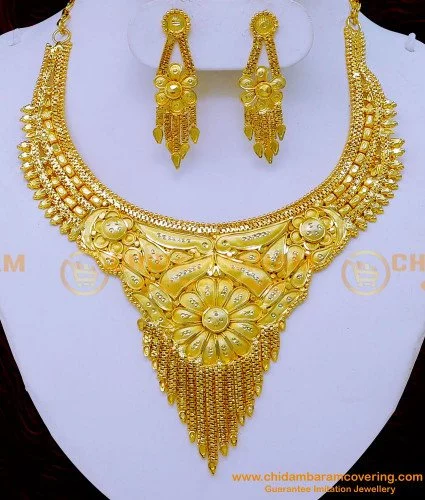 nlc1244 latest gold necklace designs gold forming jewellery online 1