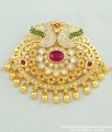 PND032 - Most Beautiful Real Gold Peacock Design High Quality Stone Gold Plated Pendant Buy Online