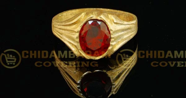 Buy Ruby Ring-7.25 Ratti Original Natural Certified Manik Gold Plated Ruby  Ring by CEYLONMINE Online - Get 60% Off