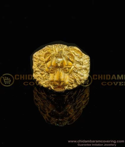 European and American Style Punk Jewelry Stainless Steel Crown Lion Head  Gold Men's Ring - China Ring and Men's Ring price | Made-in-China.com