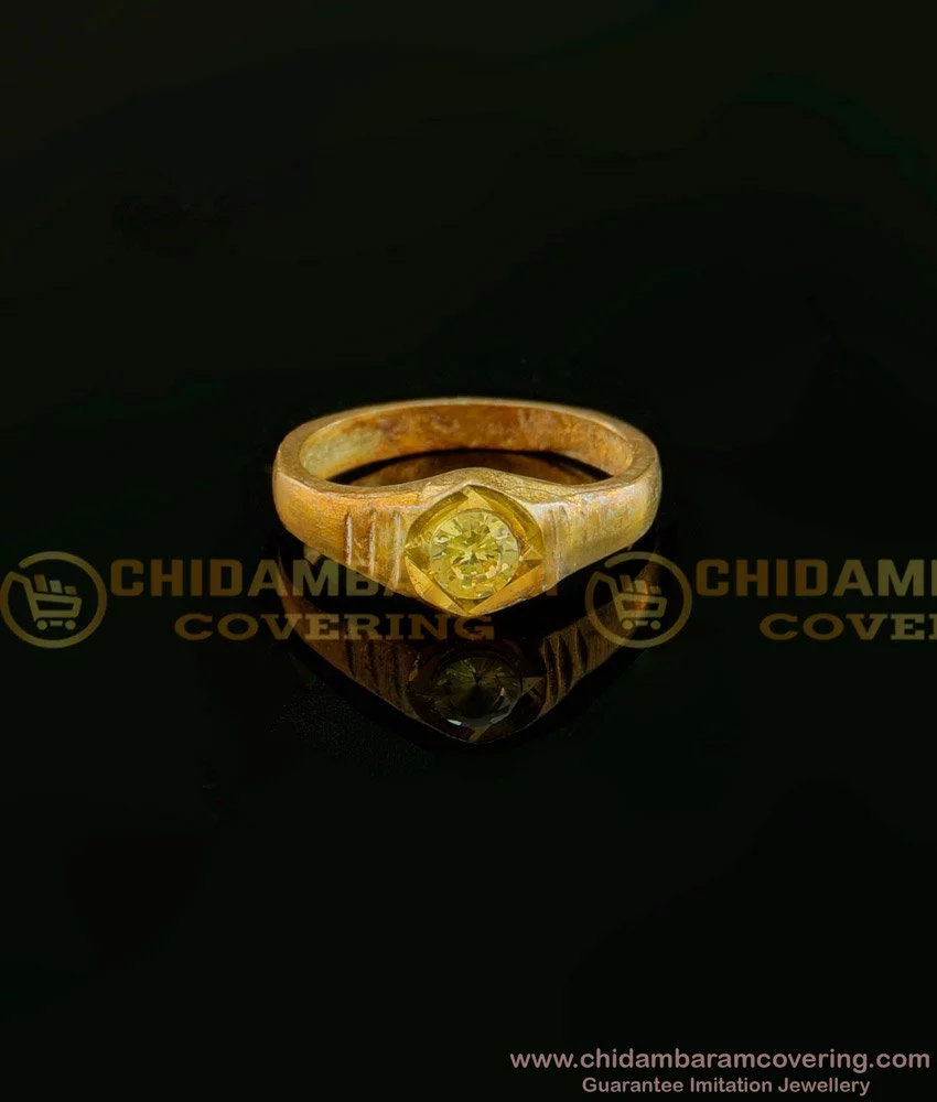 rng060 impon one stone ring design five metal daily wear ladies rings buy online 1