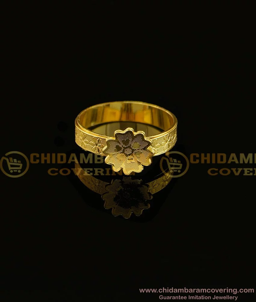 22k Plain Gold Ring JGS-2208-06861 – Jewelegance