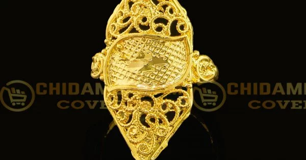 Light Weight Gold Ring Designs | trisha gold art | Ladies gold rings, Gold  ring designs, Bridal gold jewellery designs