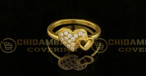 Synchronicity Yellow Gold Ring With Diamond – Kas-A-Designs