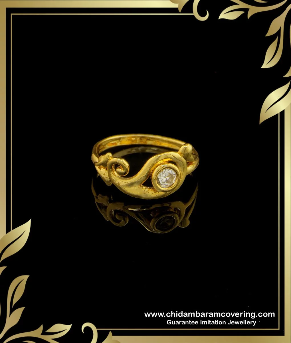 Stunning Premium Quality Brass High Gold Fancy Ladies Finger Ring 6 Pieces  Catalog Catalog